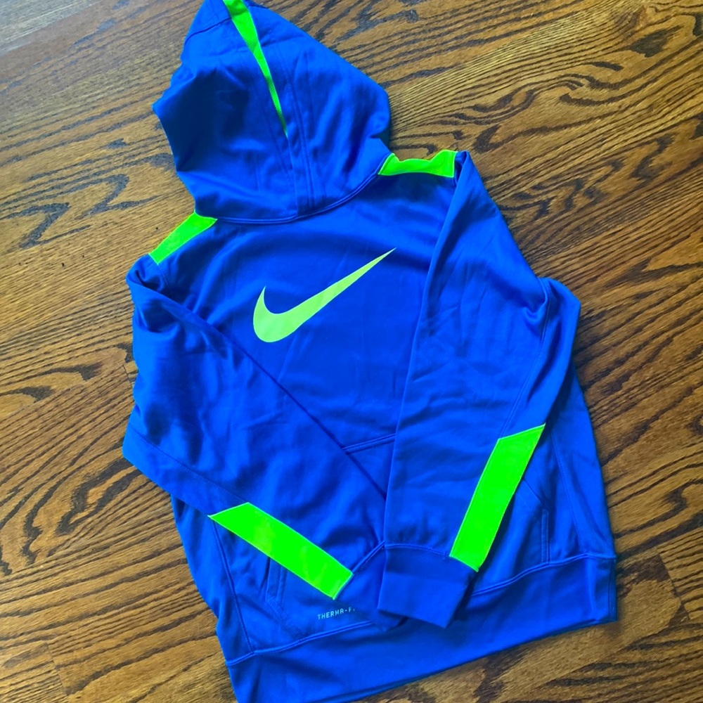Blue Nike hoodie